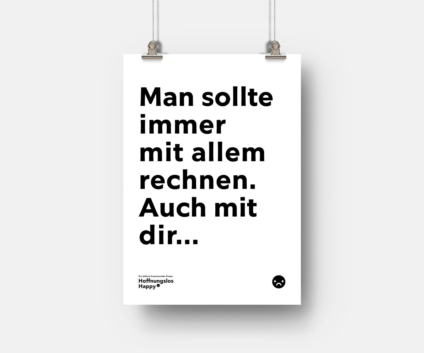 Erwartet das Unerwartete - Poster