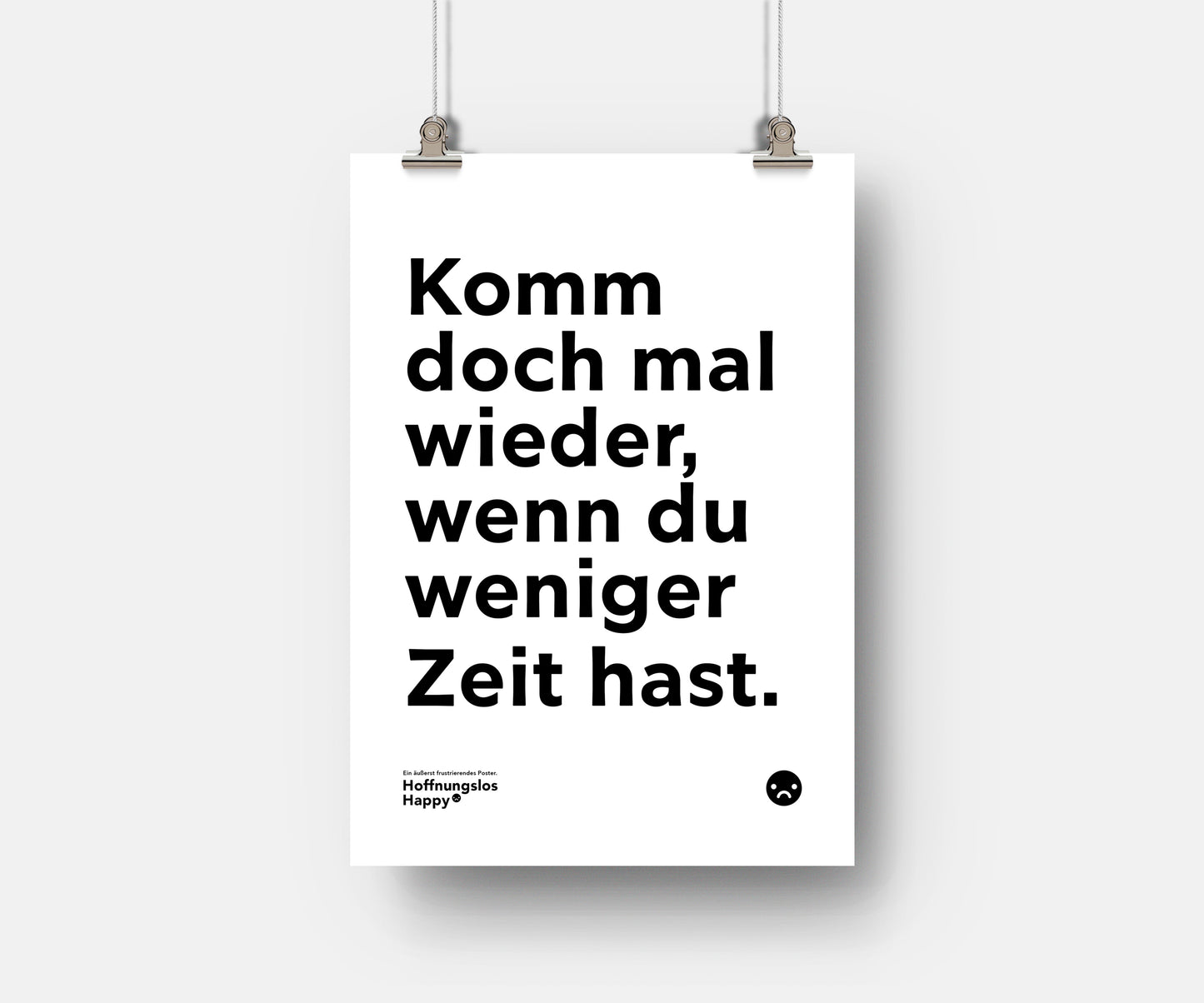 Abweisendes - Poster