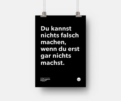 Du kannst nichts falsch machen - Poster