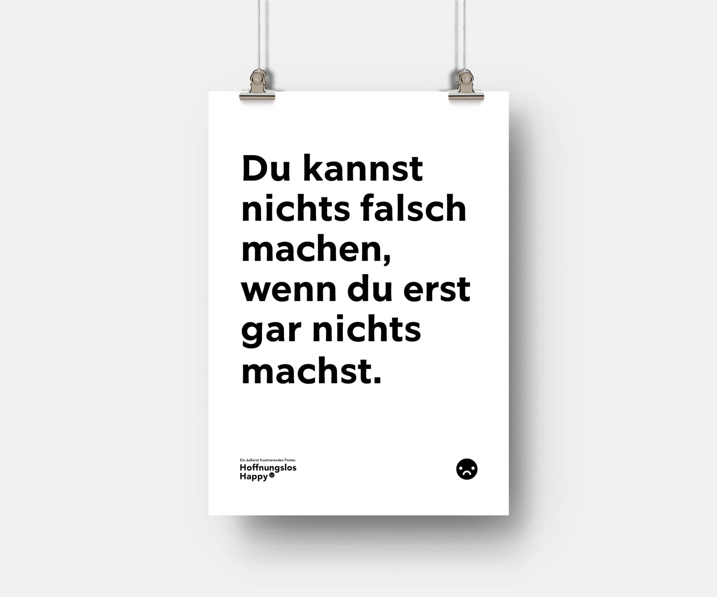 Du kannst nichts falsch machen - Poster