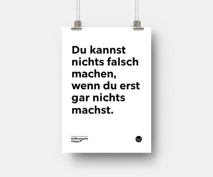 Du kannst nichts falsch machen - Poster