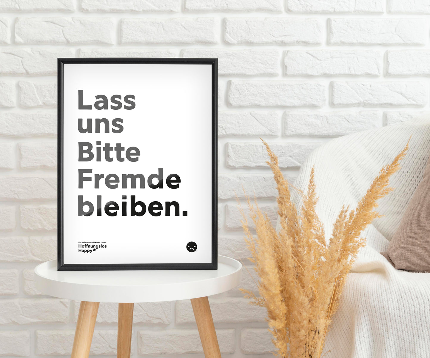 Lass uns bitte Fremde bleiben - Poster