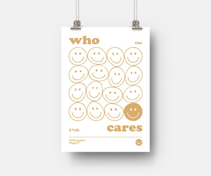 Who the f*ck cares - Poster