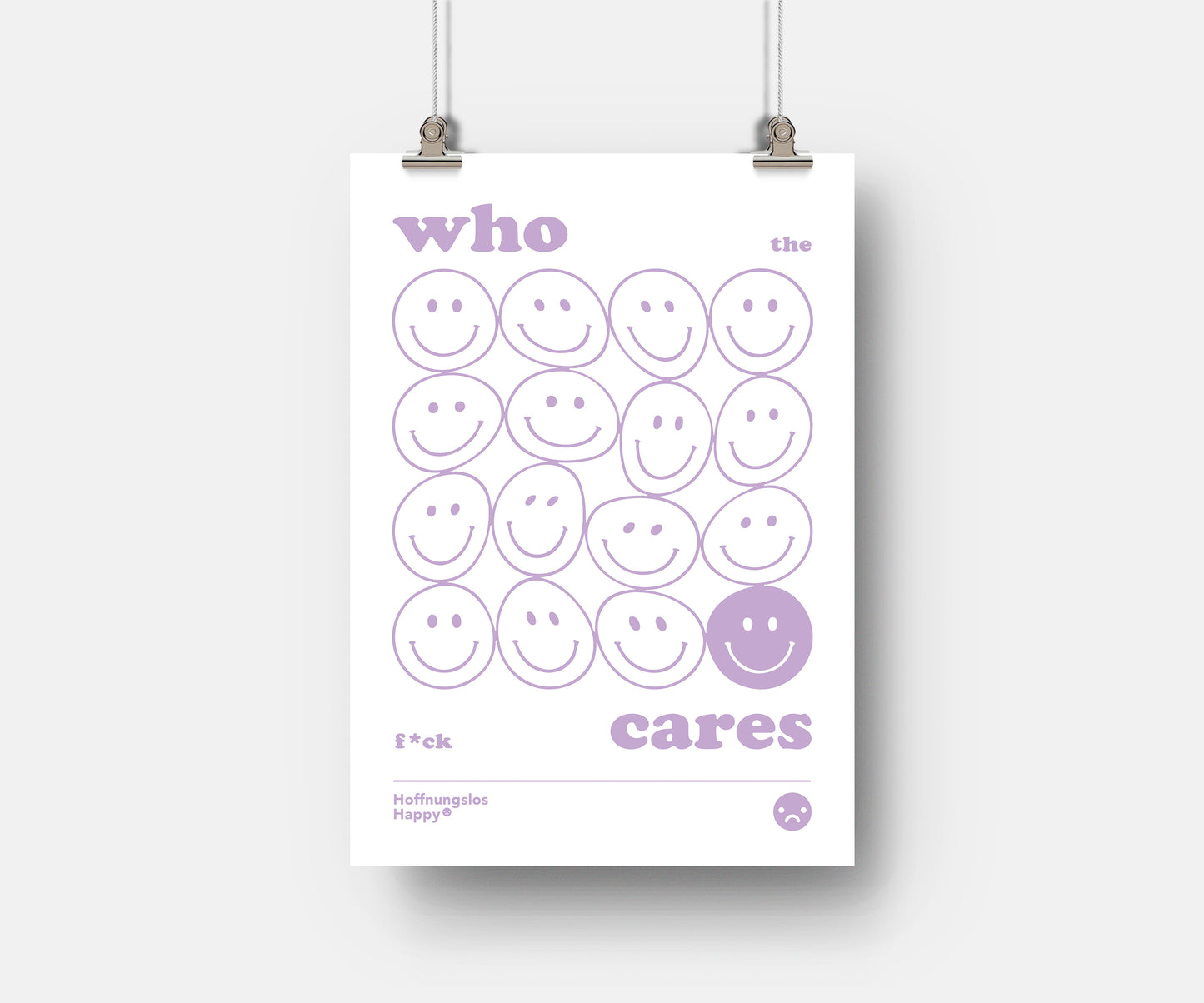 Who the f*ck cares - Poster